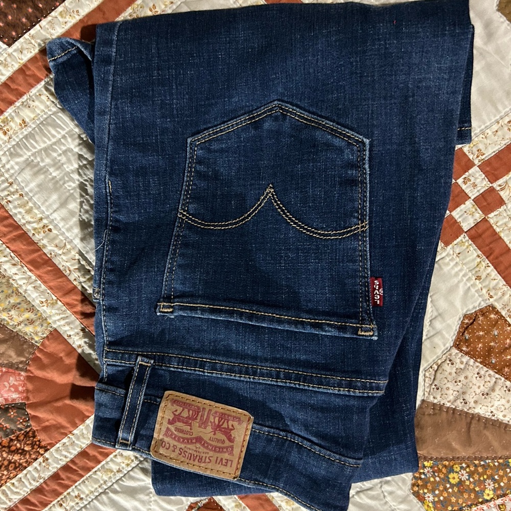 Levi's Dark Blue Denim Jeans